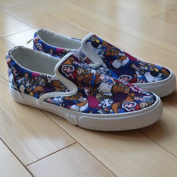 Disney Beauty and the Beast Slip On Shoes Size 8 - Picture 2 of 7